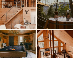 Eco-luxe Cabin W Views, Cedar Tub & Deck